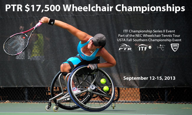 Join us for the 2013 Wheelchair Tennis Championships.