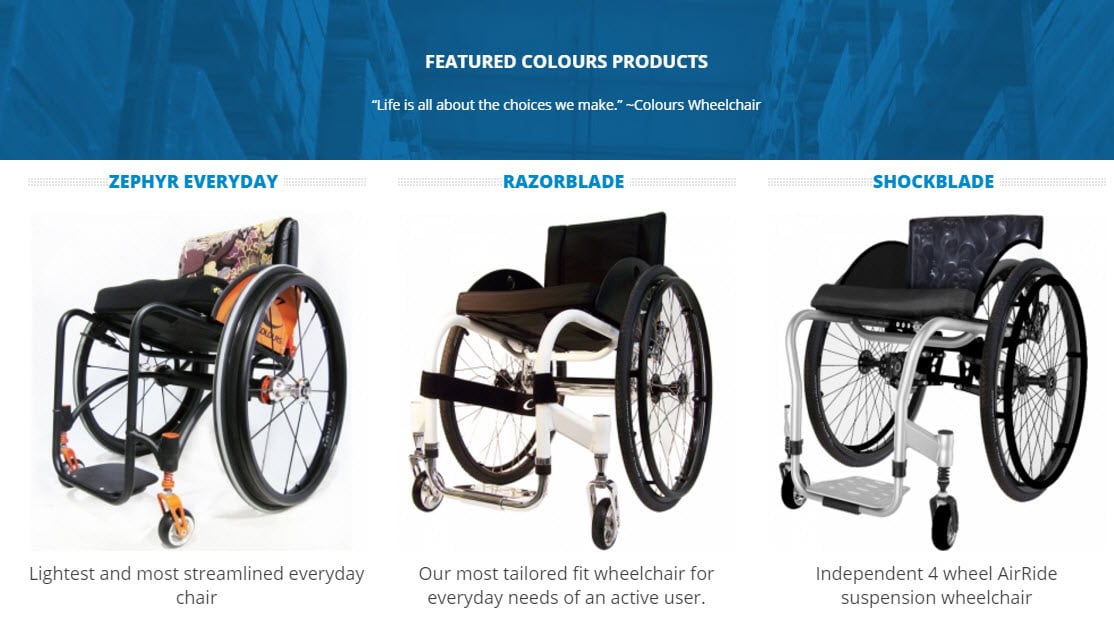 colourswheelchairs