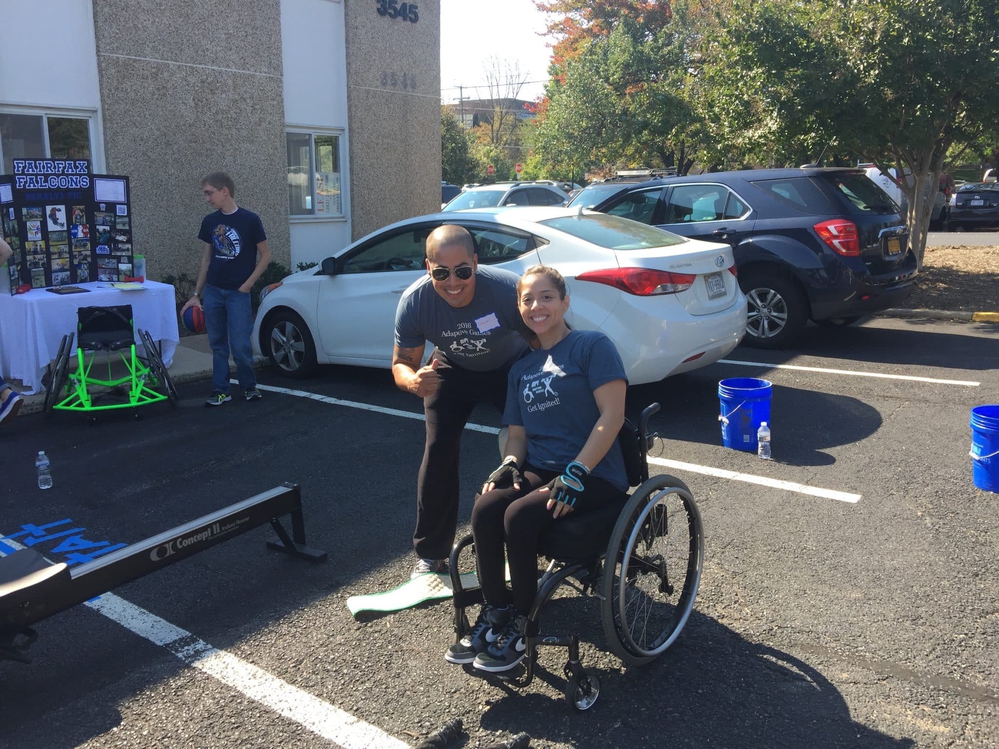 Devon-Joanna-wheelchair-parking lot