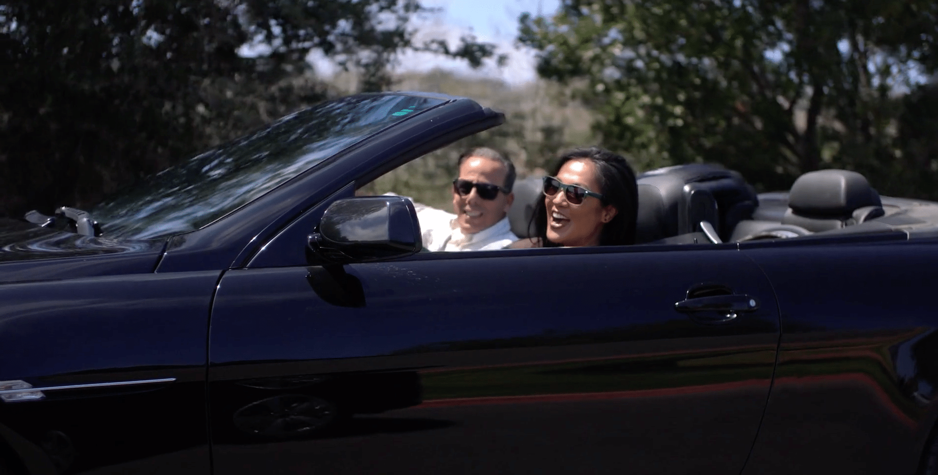 Hydred and Richie in convertible - photo credit: Randy Stubbs