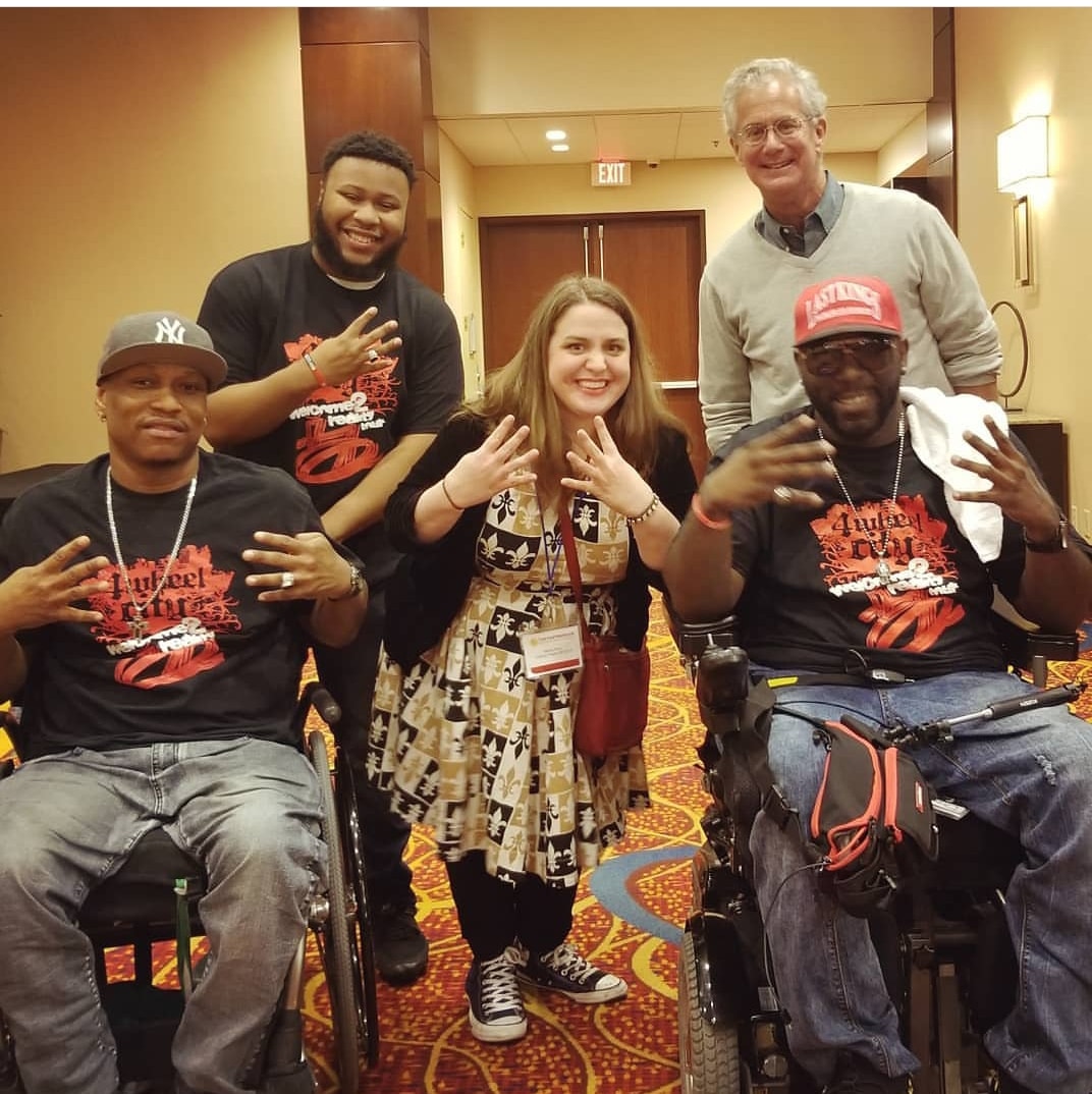 Rick & Namel with three fans holding up 4 fingers